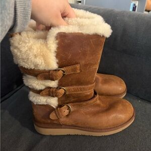 UGG Australia Beckett Brown Shearling Winter Boots